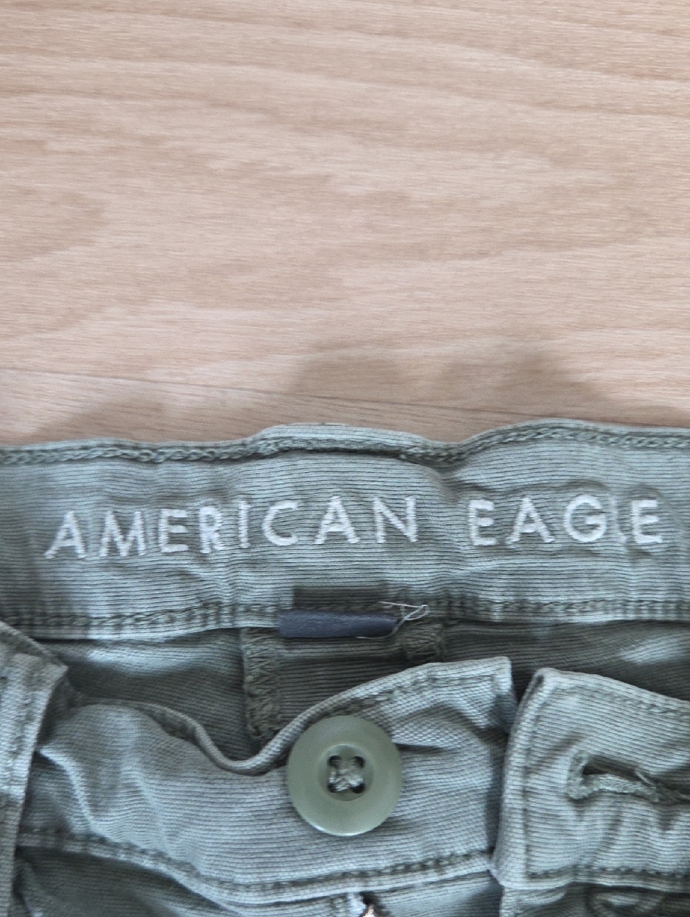 Olive Green American Eagle Size 4 Cargo Joggers - Picture 2 of 6